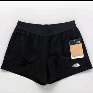 The North Face Women's Wander Shorts Run Black Lined Size Large MSRP $50 NEW